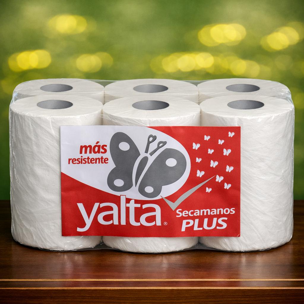 Papel Seca Manos Mecha Pasta Laminado