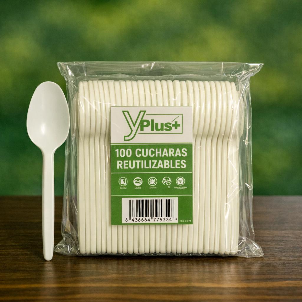 Cuchara blanca 16 cm