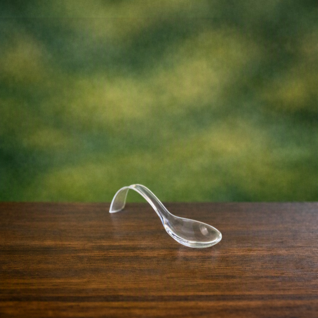 Cuchara Degustación Plástico Catering Arco Finger Food 12.8 x 4 cm Transparente - Cubiertos - 50