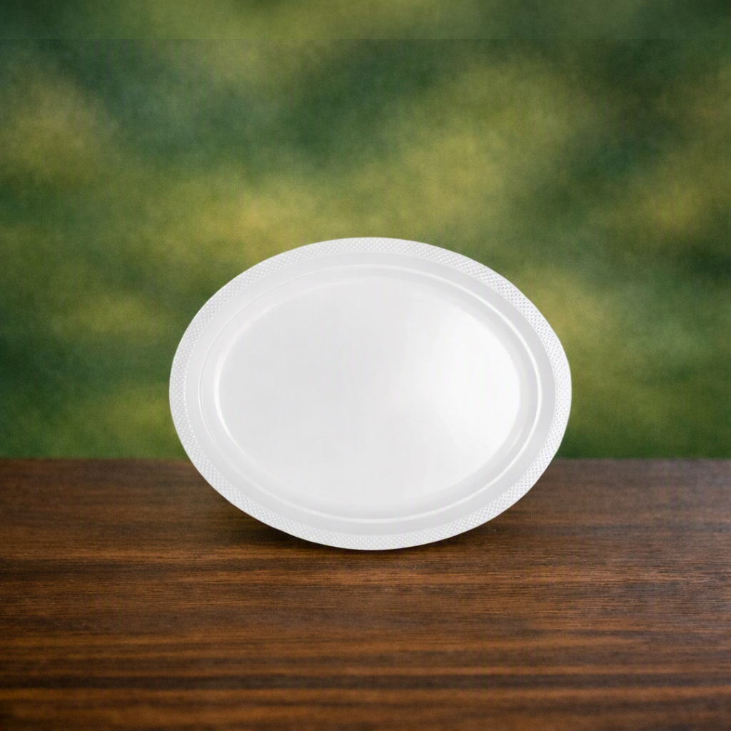 Bandeja Ovalada Plástico PS Reutilizable Premium - Platos y bandejas - 3
